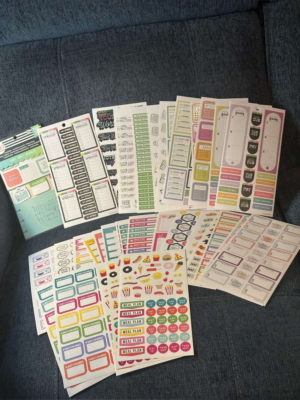 Happy Planner Budget & Meal Planning